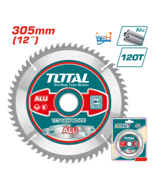 Total tools TCT saw blade for aluminum 12 inch 120T