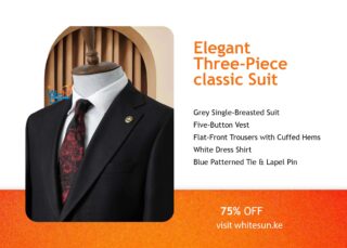 Elegant Three-Piece classic Suit