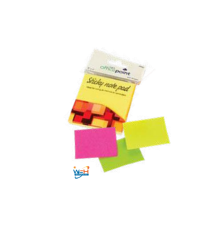 OFFICEPOINT STICKY NOTES FLUORESCENT