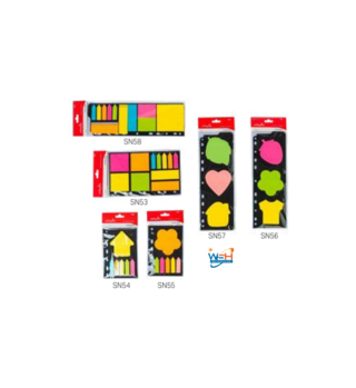 OFFICEPOINT STICKY NOTES FLUORESCENT ASSORTED
