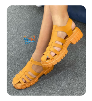 : Orange Ladies' Sandals