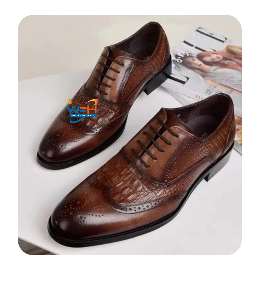 Italian Crocodile Official Shoes