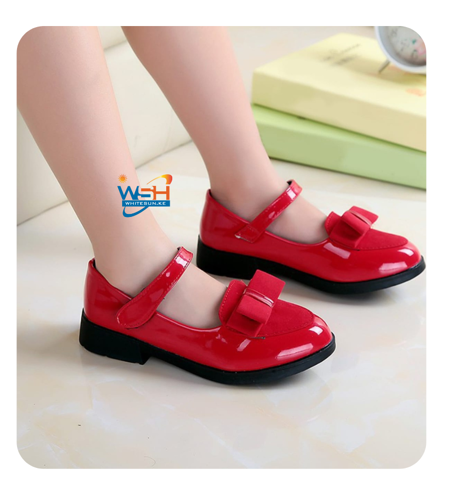 Kids Wetlook Dolly Shoes