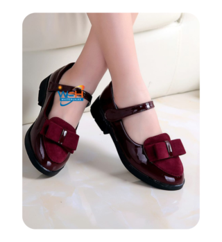 Kids Wetlook Dolly Shoes
