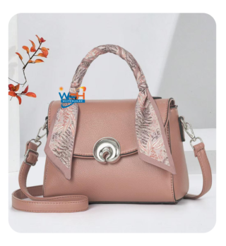 Stylish Brown Bag Set with Golden Star Pattern