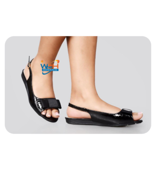Stylish Crocodile-Textured Sandals