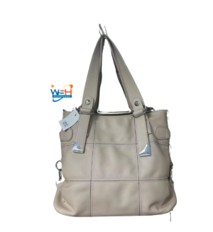 Elegant Blue Leather Handbag