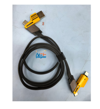 AMAYA 4 IN 1 ZINC ALLOY FAST DATA CABLE 65w