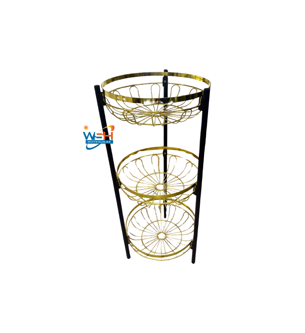 Removable 3 tier fruits rack