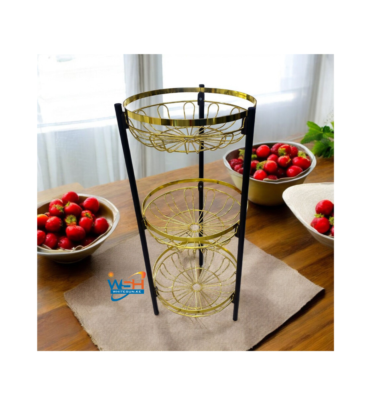 Removable 3 tier fruits rack - Image 3