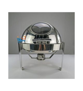 Luxury Buffet Chafing Dish- Commercial Catering Food Warmers For Parties-Stainless Steel Foldable Chafer With Lid