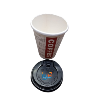 PREMIUM Paper Hot Coffee Cups with Resealable Lids