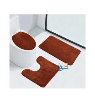 3pcs Bathroom &Toilet Mats