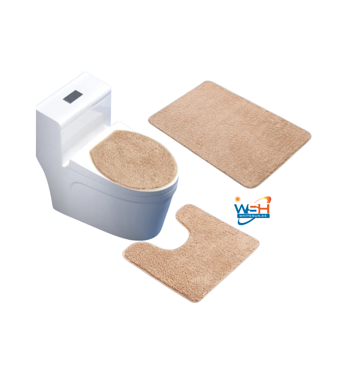 3pcs Bathroom &Toilet Mats