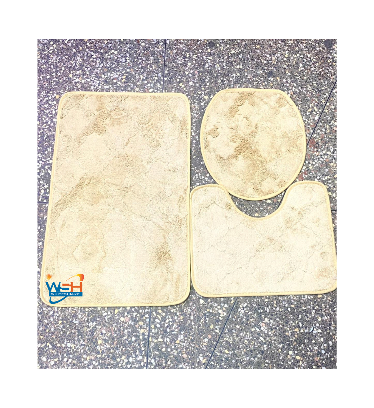 Toilet mat Cream yellow