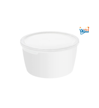 ROUND CONTAINER 1 LTR – WHITE