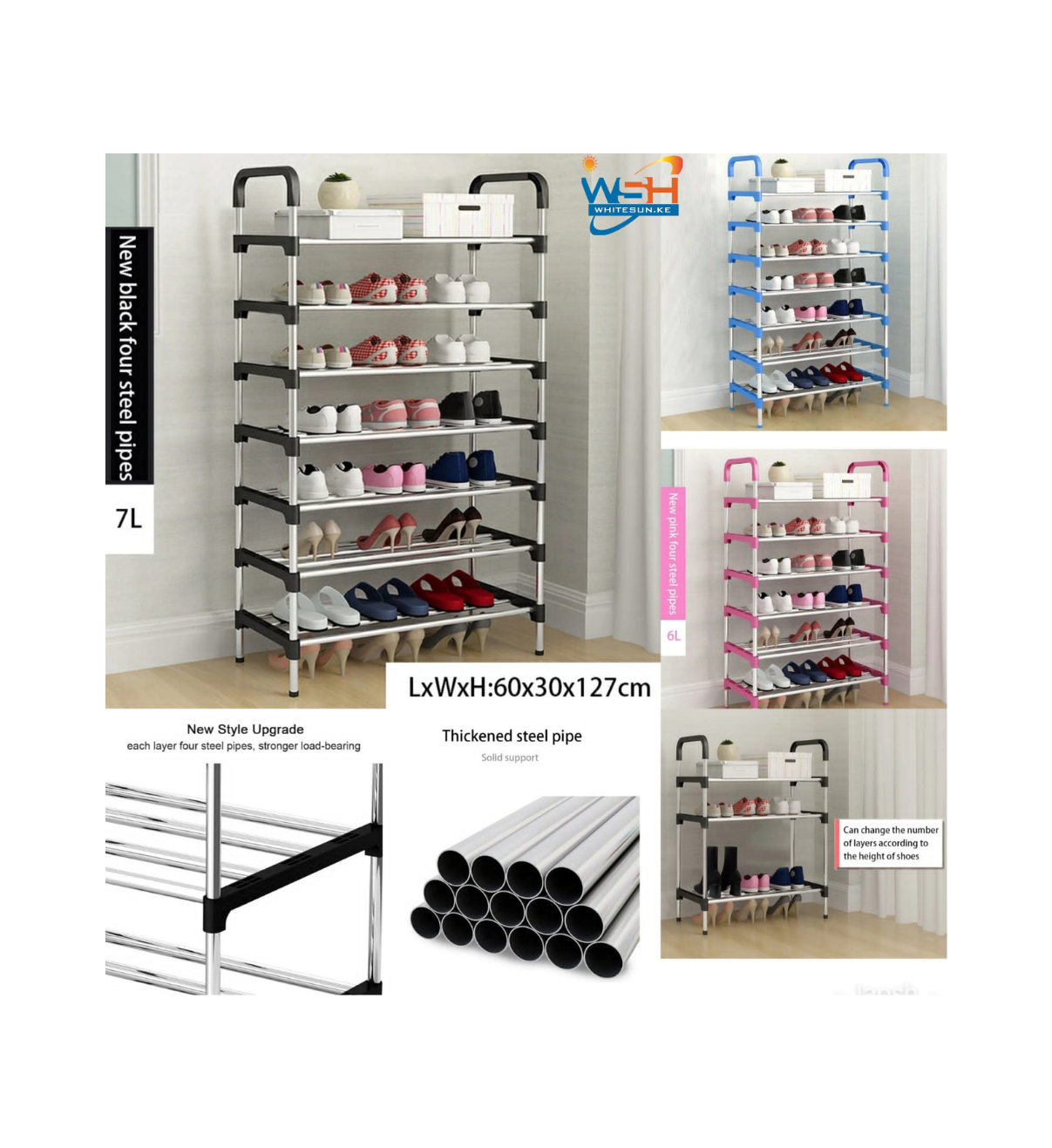 7 tier shoe rack - Image 3