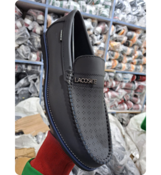 Lacoste Black Leather Shoes - Sizes 40-45 -