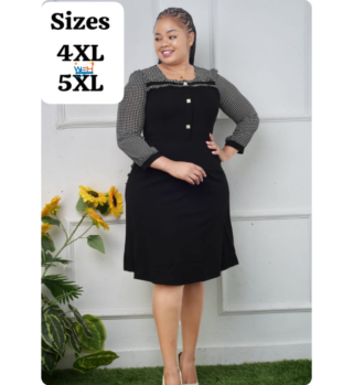 Stylish Striped Button-Down Dress for Women - Available in M, L, XL