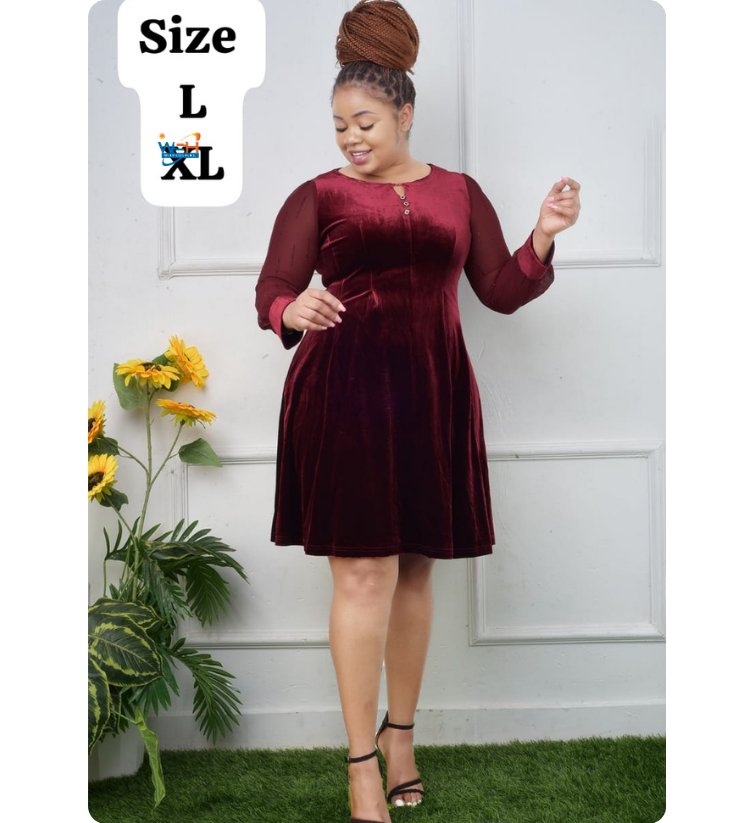Stylish Striped Button-Down Dress for Women - Available in M, L, XL