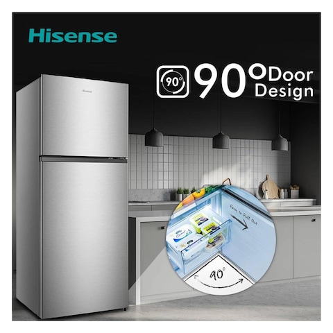 Hisense Rd42Wr4Sa Double Door Refrigerator 326L Silver 2YRS WARRANTY - Image 3