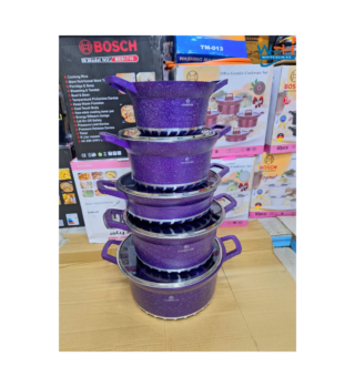 10 PCS Bosch Nonctick Cookware Set Purple