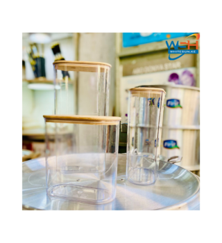 Acrylic clear storage containers 1.5ltrs