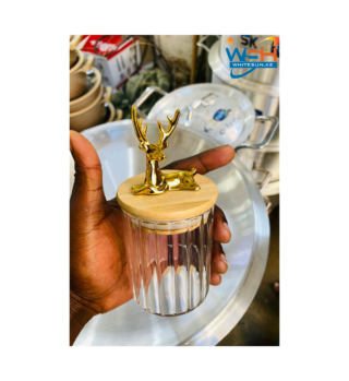 Small glass spice jars