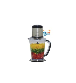 Mika Electric Food Chopper & Multi-Purpose Processor – Powerful 2-Speed Blender for Vegetables, Nuts & Meat