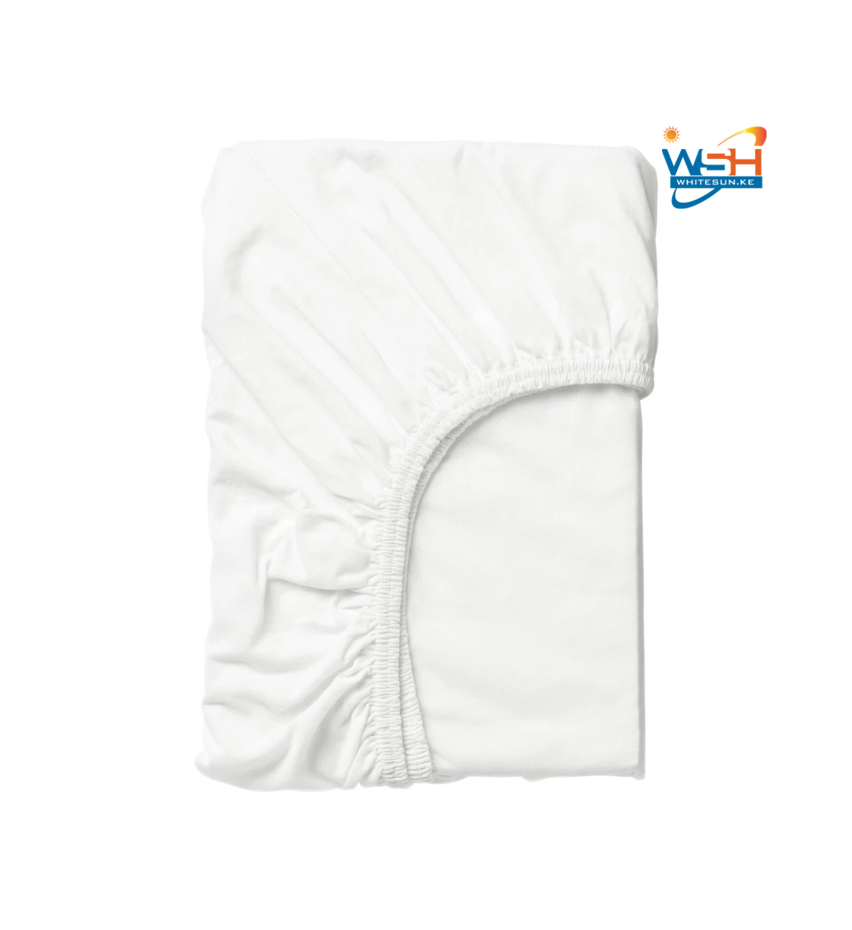 4*6 supersoft white fitted single bedsheet - Image 2