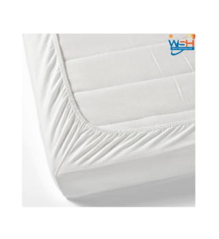 4.5*6 supersoft white fitted single bedsheet