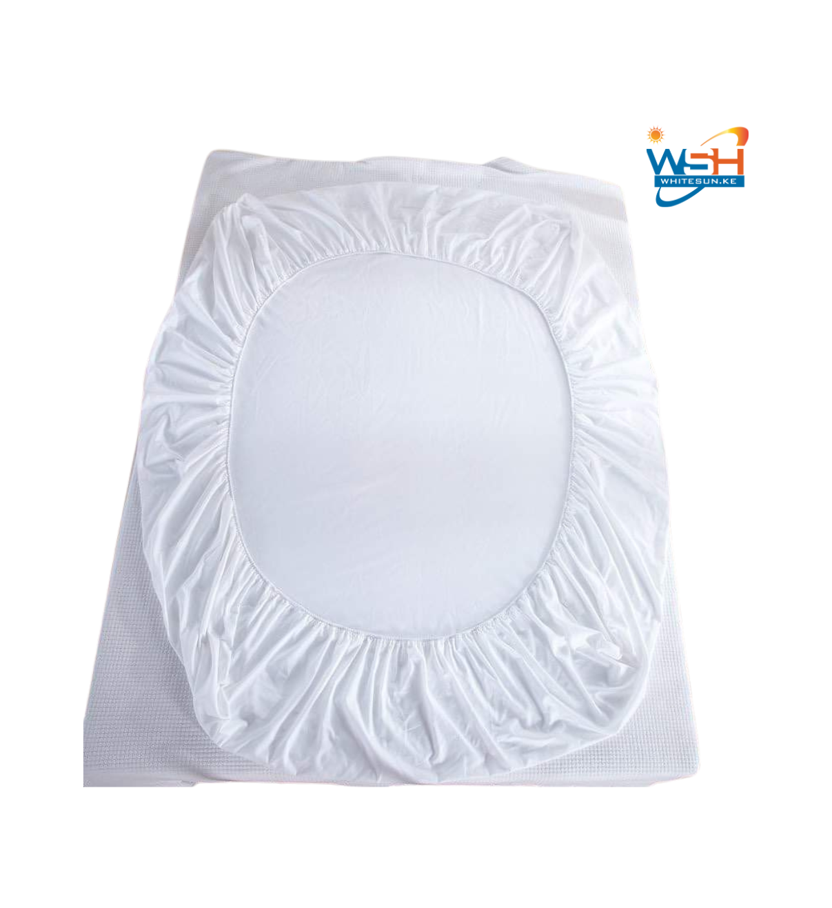 4*6 supersoft white fitted single bedsheet - Image 3