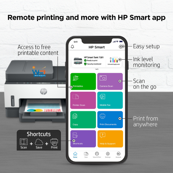 HP Smart Tank 7301 All-in-One Printer