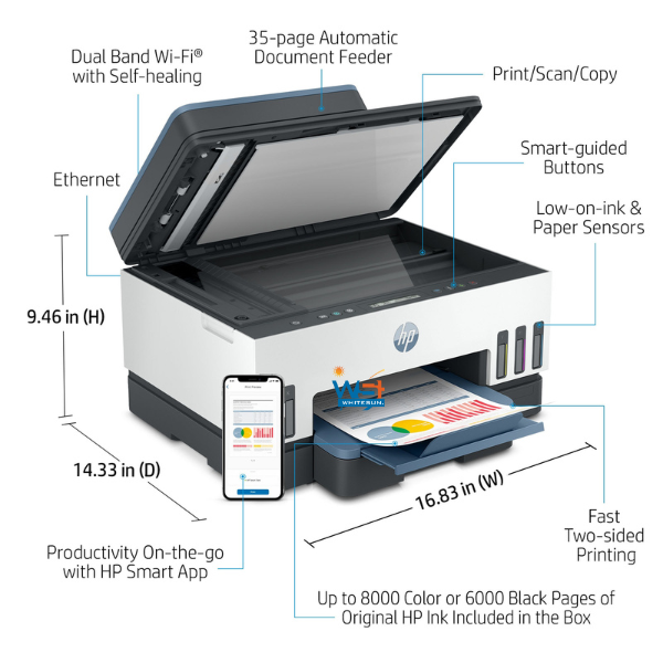 HP Smart Tank 7301 All-in-One Printer