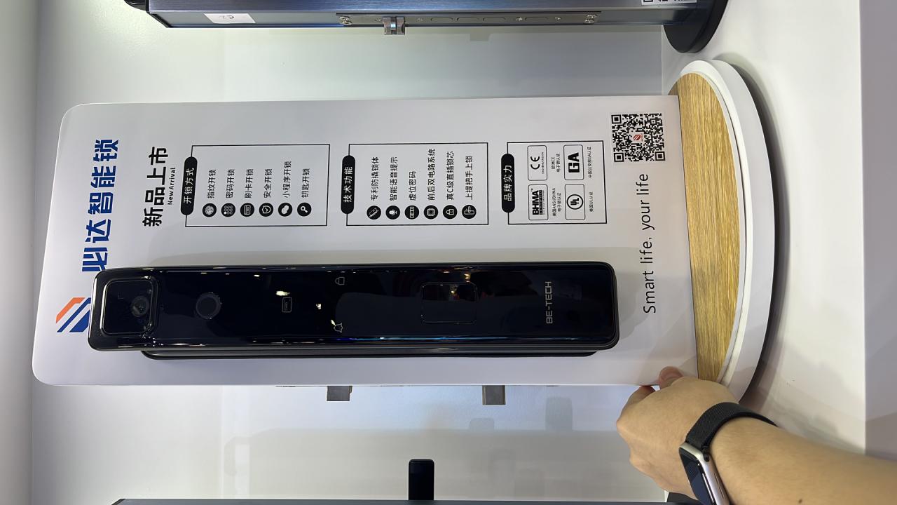 Be-Tech F1 Aluminum Smart Door Lock – Biometric, Face ID, WiFi & Multi-Access Security