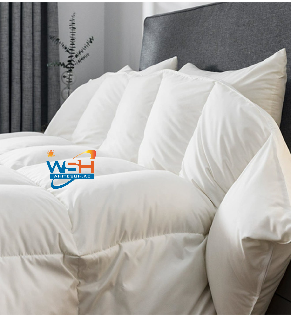 White duvet 100% cotton