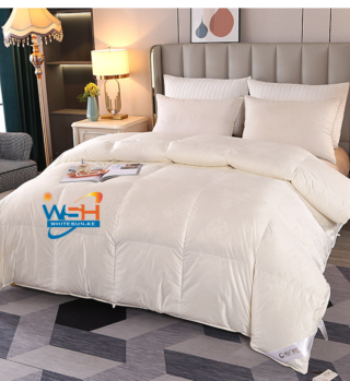 Double stitched 100%cotton 180x220cm White/colored  duvet