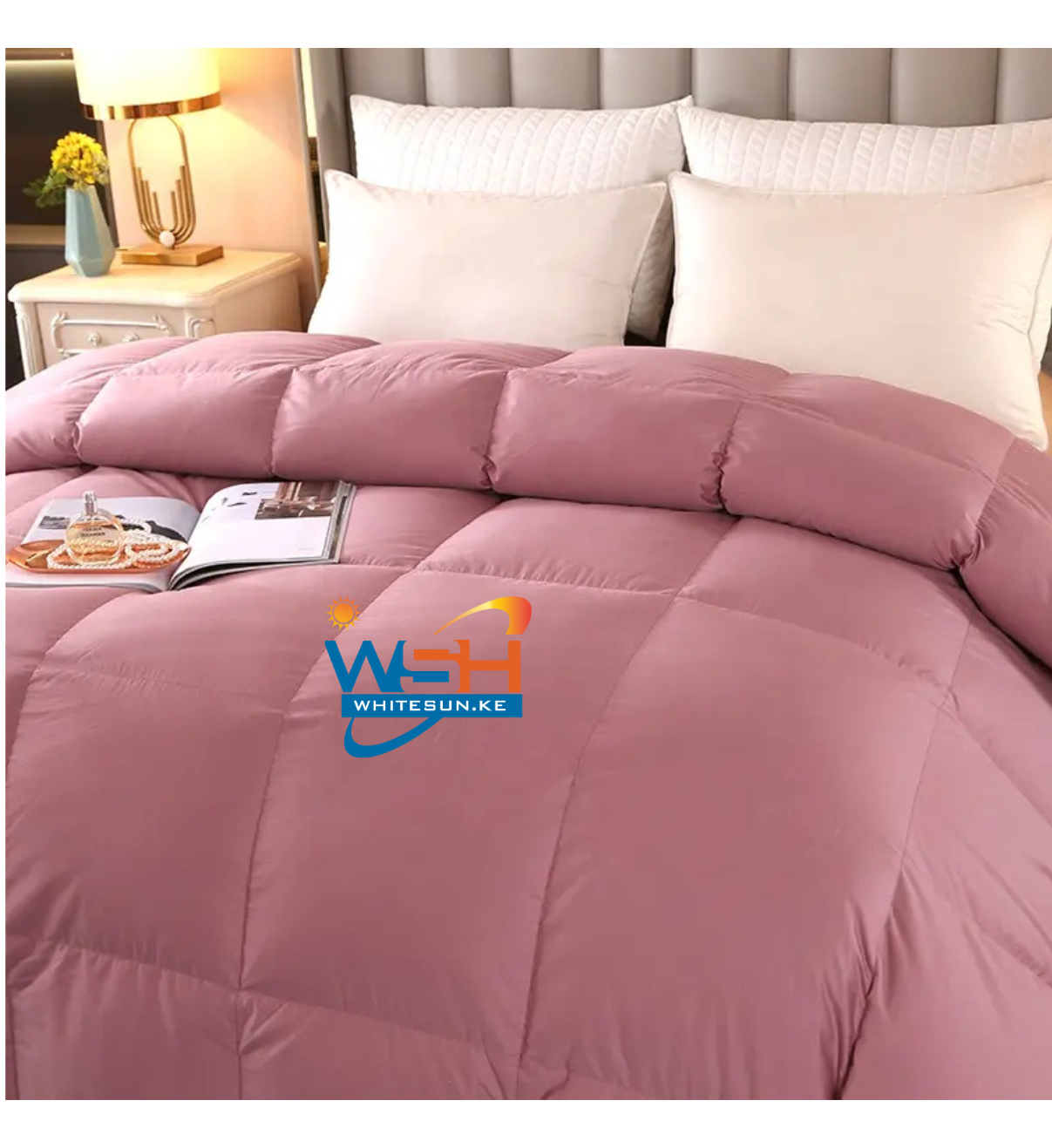 90% Goose Down & 10%Goose Feathers 100% cotton 240x220cm White Duvet.