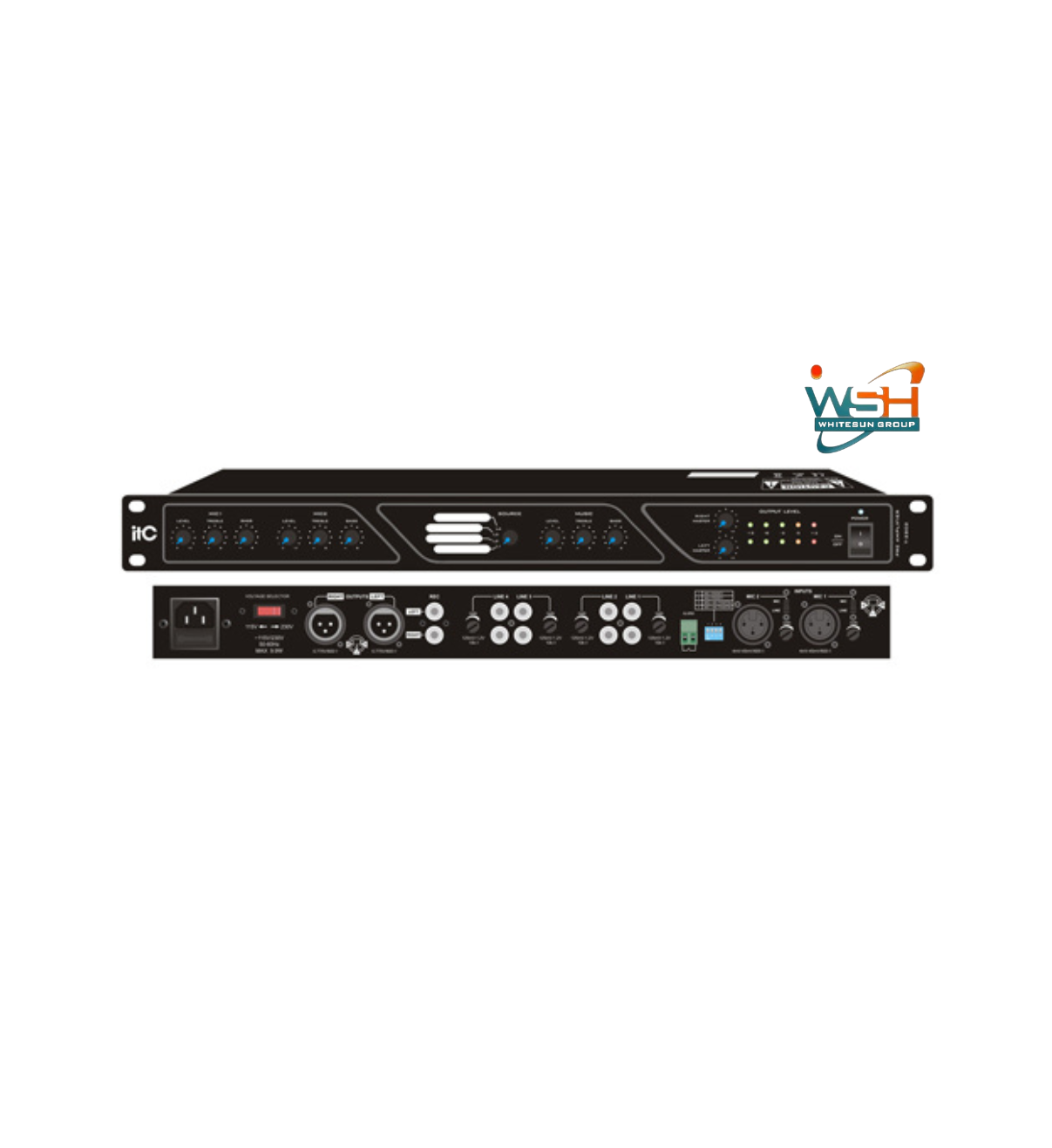 T-2S02 Stereo Mixer Pre-amplifier