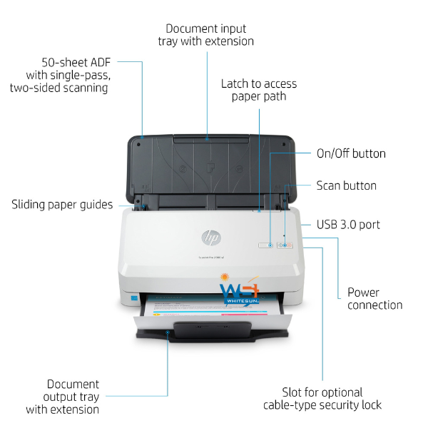 HP ScanJet Pro 2000 s2 Sheet-feed Scanner
