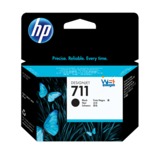 HP 711 80-ml Black DesignJet Ink Cartridge, CZ133A