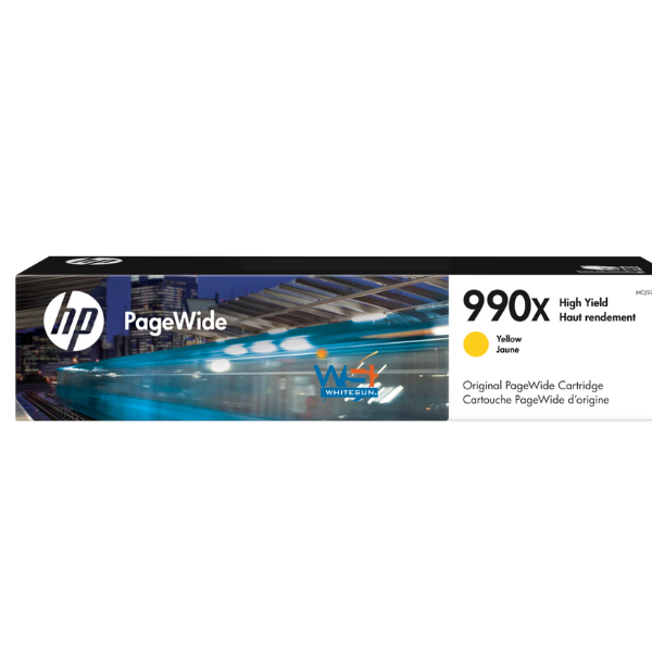 HP 990X High Yield Yellow Original PageWide Cartridge,