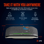 Poly Sync 10 Speakerphone +USB-A to USB-C Cable