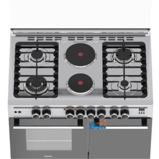 Haier 4 Gas Burner + 2 Electric Plates 60x90 Cooker