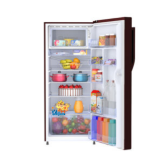 Haier 190L Direct Cool Single Glass Mirror Door Fridge HRD-1954PMG