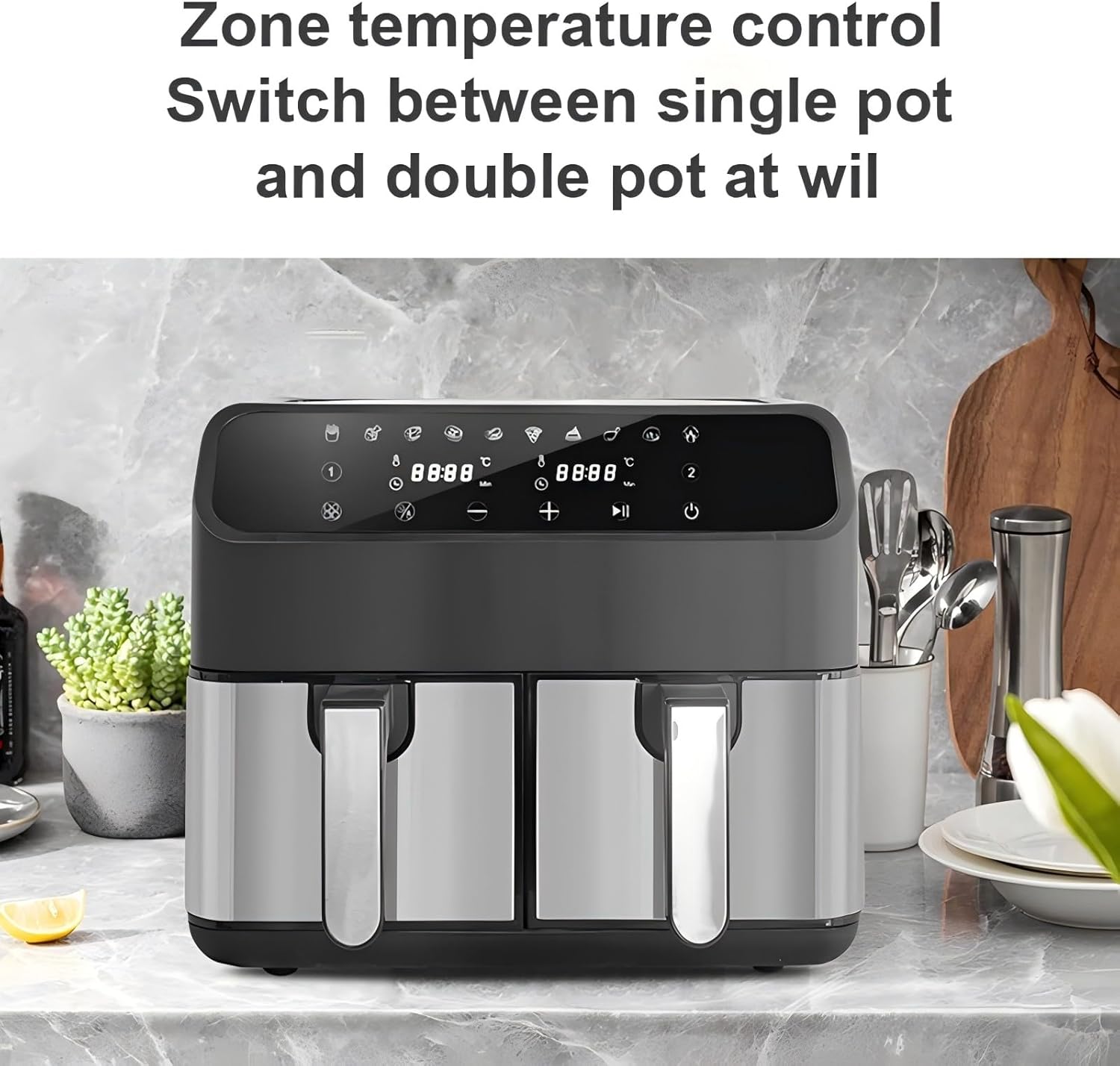 Double Door Air fryer (whitesun) - Image 5