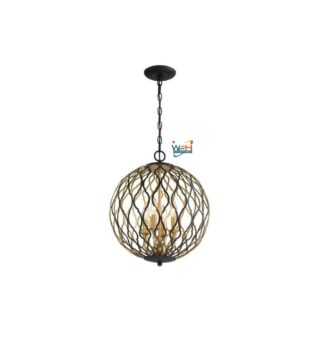 Minka Lavery - Gilded Glam - 4 Light Pendant - 20.25 inches tall by 16 inches