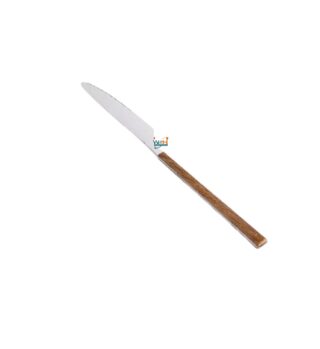 Whitesun 6 pc table knives set with wooden handles