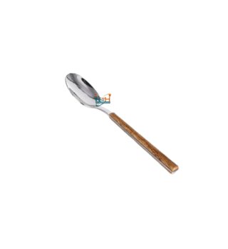 Whitesun 12 Piece small table spoons with wooden handle