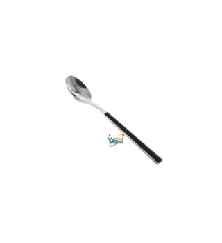 Whitesun 6 Pieces silver coffee spoons with black handles